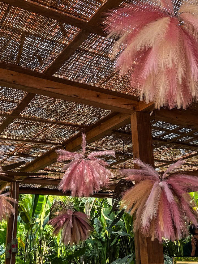 Vintage interior of hidden saigon cafe with antique fans and old TV