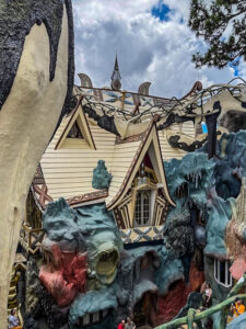 Twisted tree-trunk staircases at Crazy House Da Lat