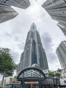 Landmark 81 skyscraper and Vinhomes Central Park Saigon