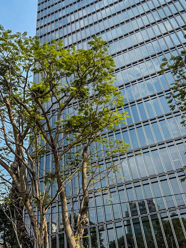 Crescent Mall and Phu My Hung skyline from Saigon open‑top bus