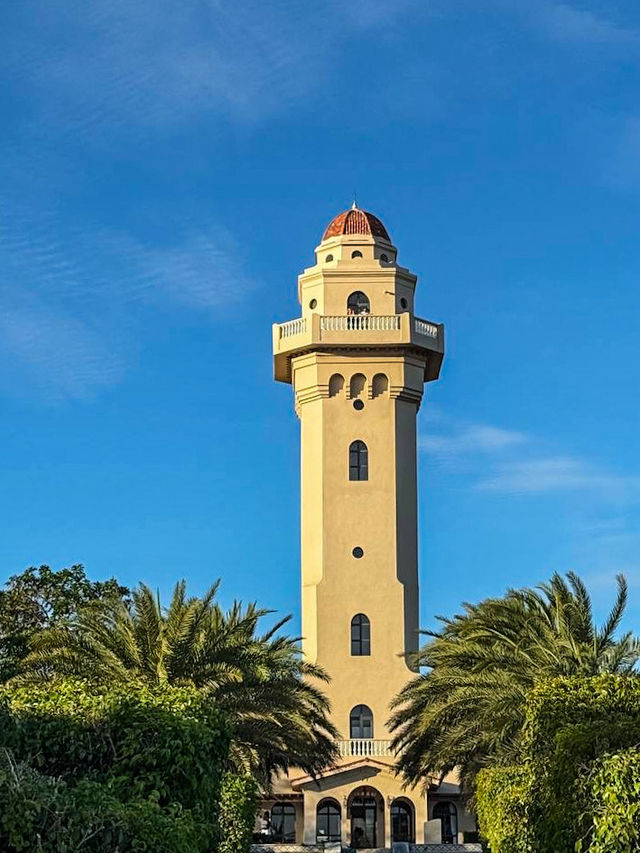 Faro lighthouse cafe Mui Ne standing tall by the sea