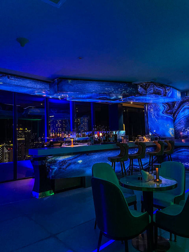 Panoramic 270‑degree bay view from sunset rooftop bar Nha Trang