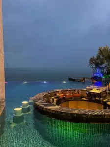 Warm jacuzzi spa bath at Boton Blue Hotel Nha Trang