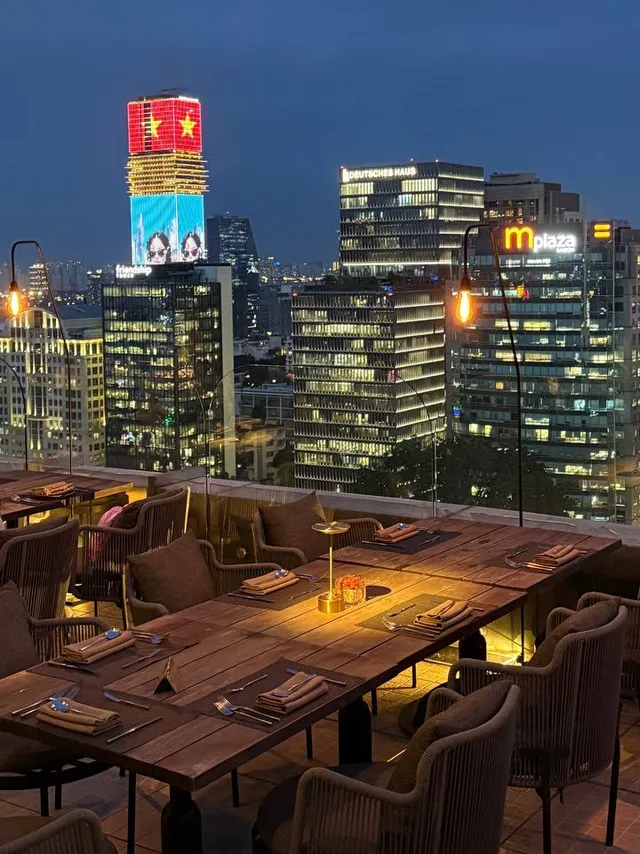 The Albion by Kirk Westaway Michelin-starred restaurant below Social Club Rooftop Saigon
