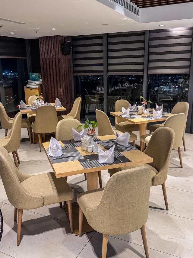 Spring rolls and light snacks at Art Nest Rooftop Nha Trang