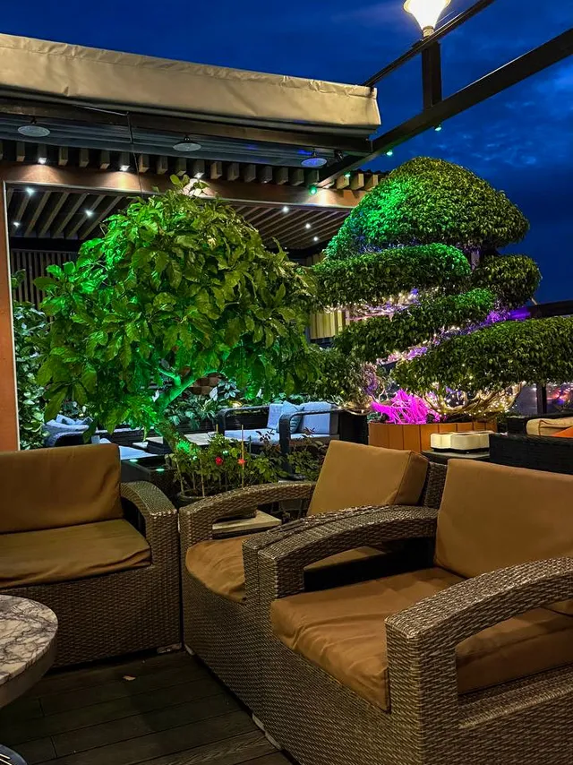 Queen Ann Hotel exterior with Sky Lounge Nha Trang on 28th floor