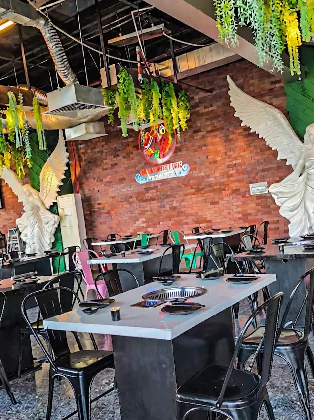Entrance and signage of Đà Lạt Buffet BBQ Nha Trang on the 3rd floor