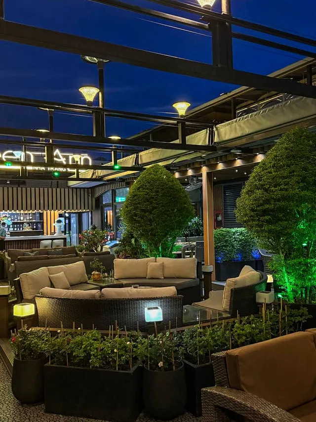 Open-air terrace seating at Sky Lounge Nha Trang