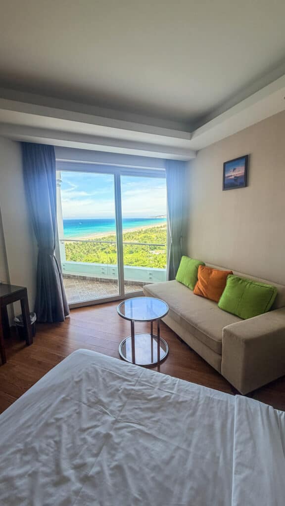 Tuana Hotels budget room and pool Cam Ranh transit stay

