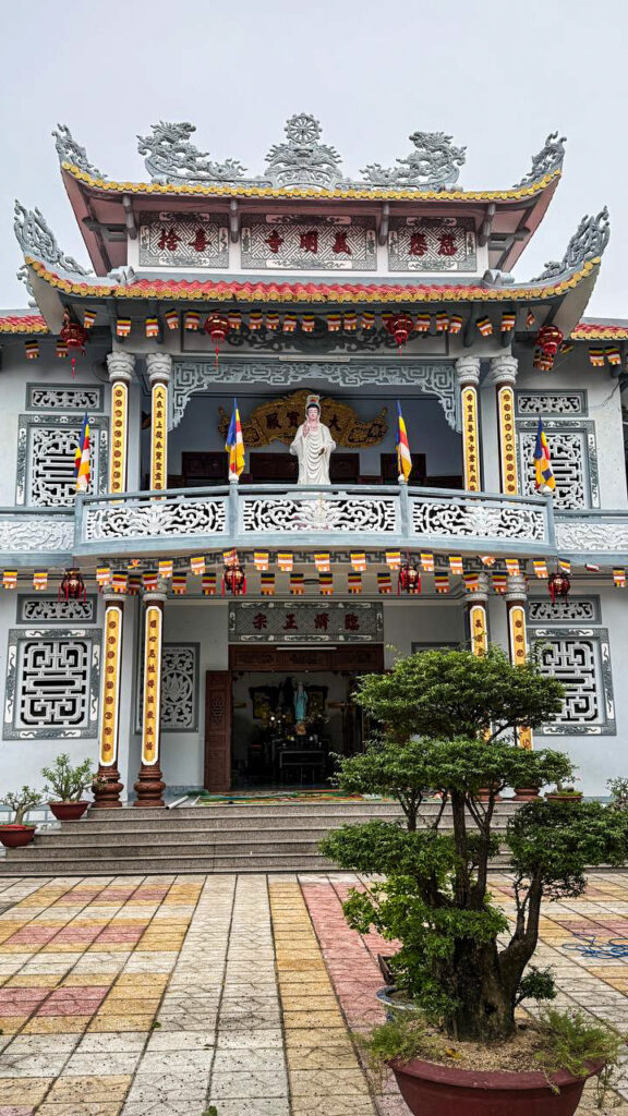 Nghia Minh Ni Tu peaceful pagoda with Bodhi tree Nha Trang Vietnam

