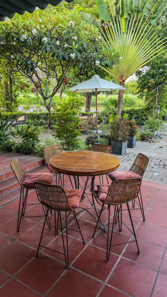La SeaEsta Villa An Vien garden restaurant Nha Trang