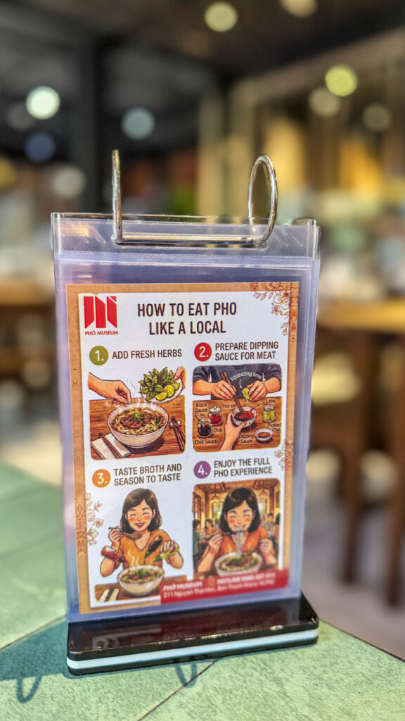 Bảo Tàng Phở pho museum and beef pho in Saigon