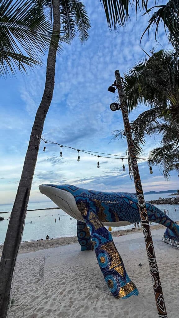 Aloha Beach Club Vega City beachfront terrace Nha Trang Vietnam