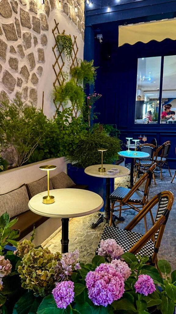 Charmant Cafe and Gallerie Parisian balcony Nha Trang