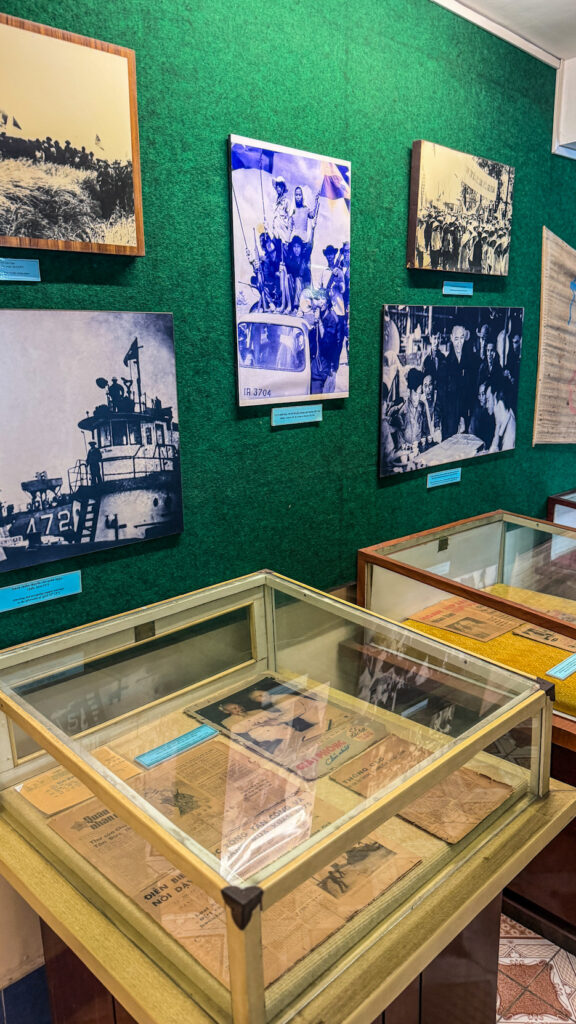Ho Chi Minh Campaign Museum diorama and tactical maps in Saigon