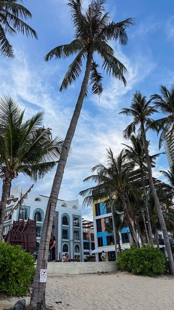Aloha Beach Club Vega City beachfront terrace Nha Trang Vietnam