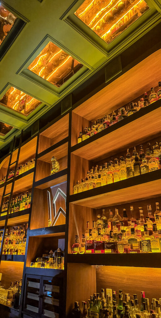 Whisky's House Saigon leather armchairs and single malt whisky