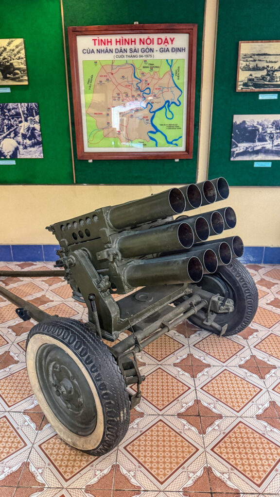Ho Chi Minh Campaign Museum diorama and tactical maps in Saigon