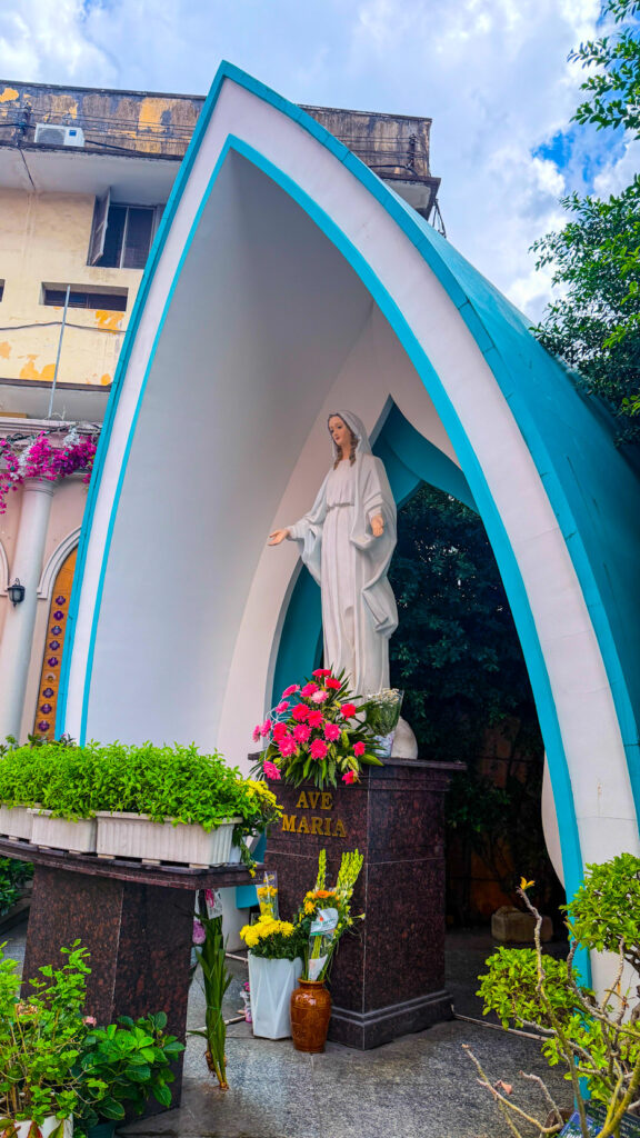 Tân Định Church pink Catholic church in Saigon District 3