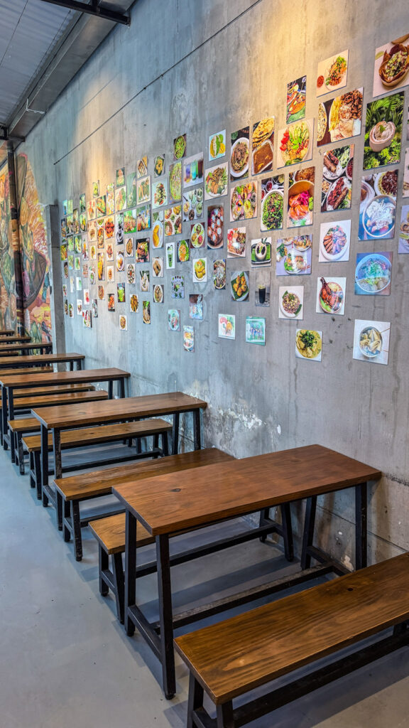 Ben Nghe Street Food open-air food court in District 1 Saigon