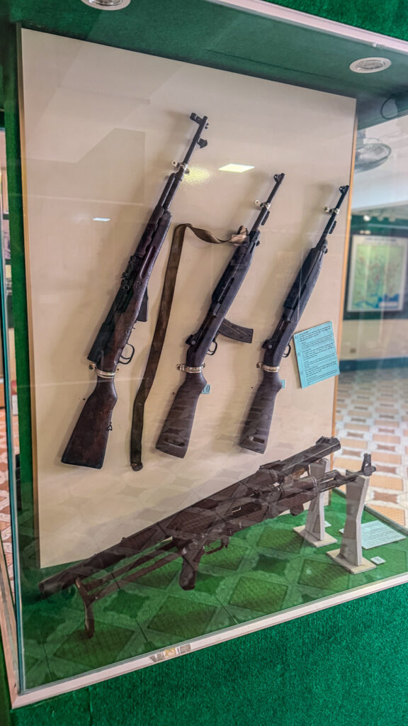 Ho Chi Minh Campaign Museum diorama and tactical maps in Saigon