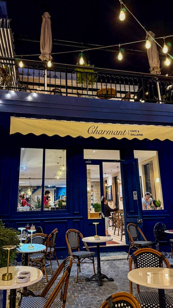 Charmant Cafe and Gallerie Parisian balcony Nha Trang