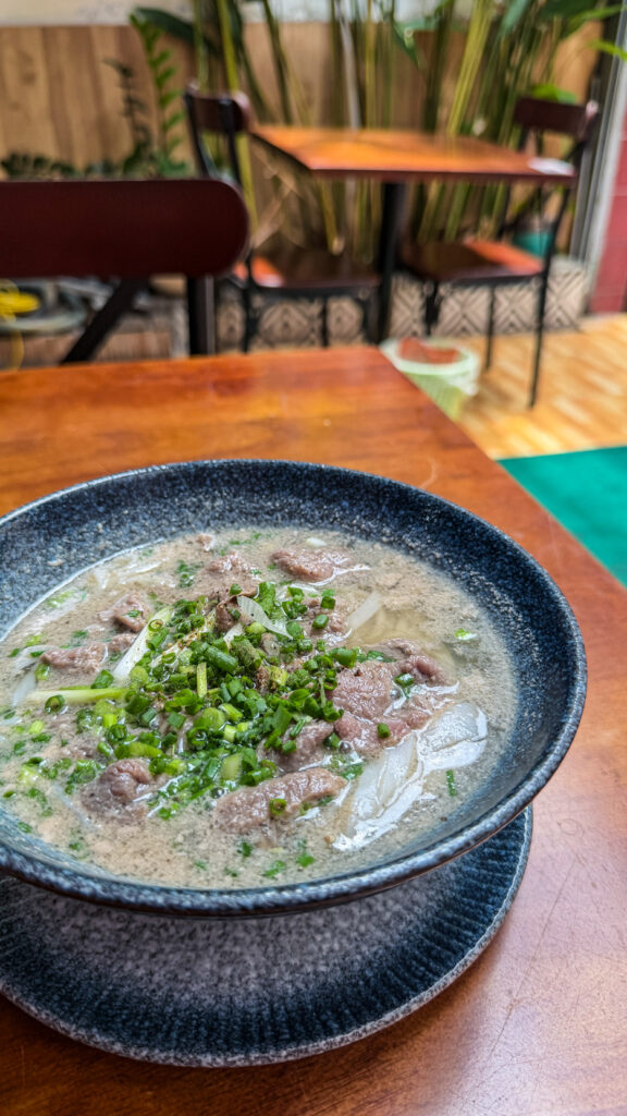 Phin Saigon grilled pork and Vietnamese coffee in Saigon