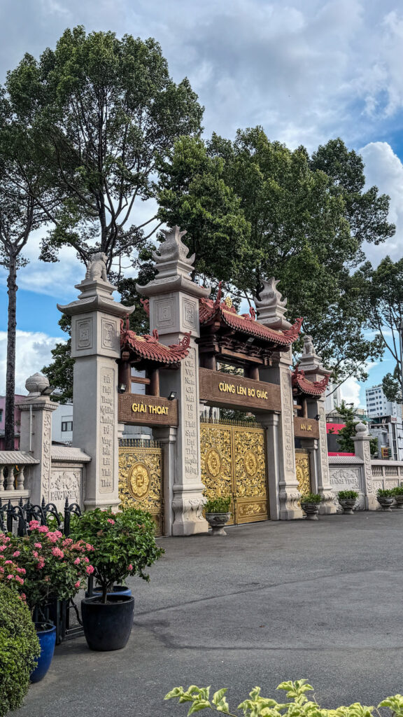 Việt Nam Quốc Tự Saigon seven-storey stupa and bell tower in District 10