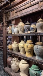 FITO Museum Saigon wooden building with traditional Vietnamese medicine exhibits