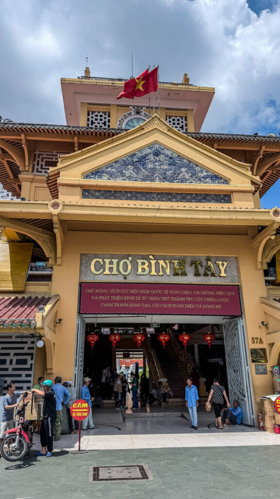 Binh Tay Market Cholon Chinese-Vietnamese architecture and courtyard
