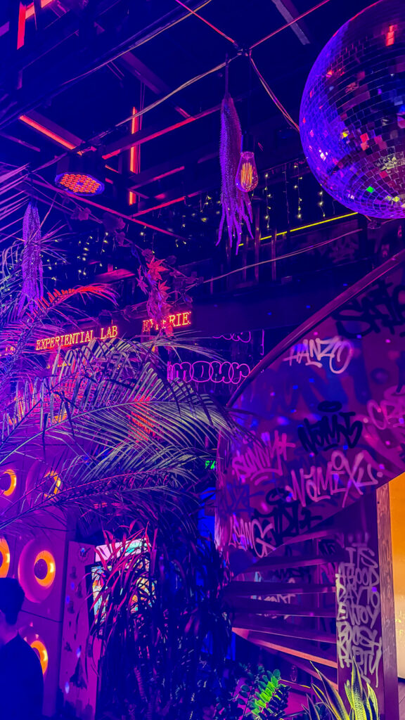 Boosh 2 Rooftop DJ set and city lights on Bui Vien Saigon