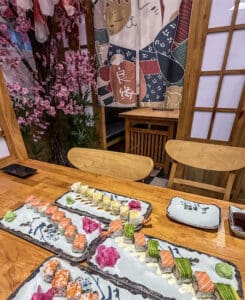 Sakura Sushi BBQ Nha Trang cozy local sushi Phu Dong