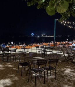 beachfront cafes Nha Trang