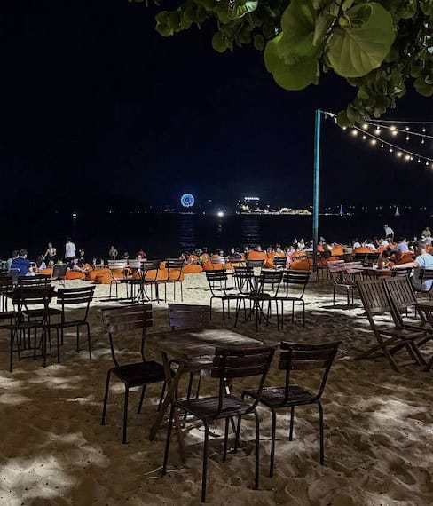 beachfront cafes Nha Trang