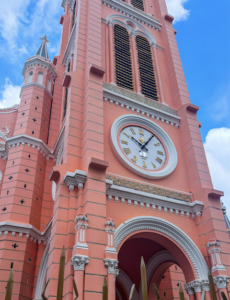 Tân Định Church pink Catholic church in Saigon District 3