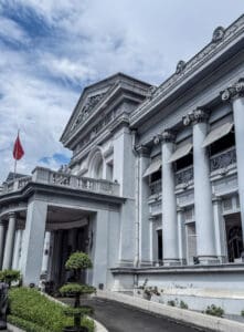 Museum of Ho Chi Minh City colonial mansion and garden on Ly Tu Trong