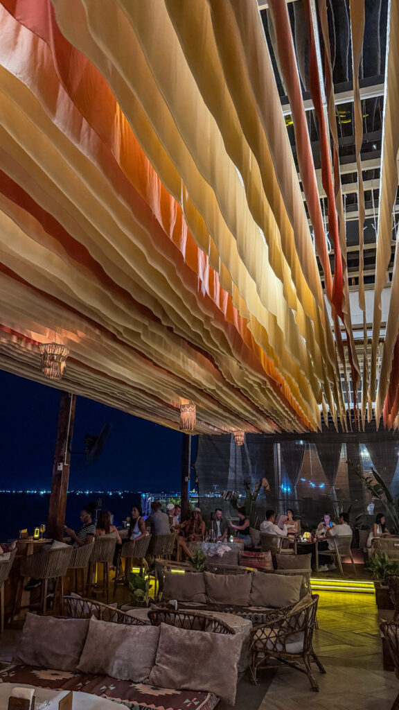 The Roof Da Nang ocean view and DJ set on My Khe Beach
