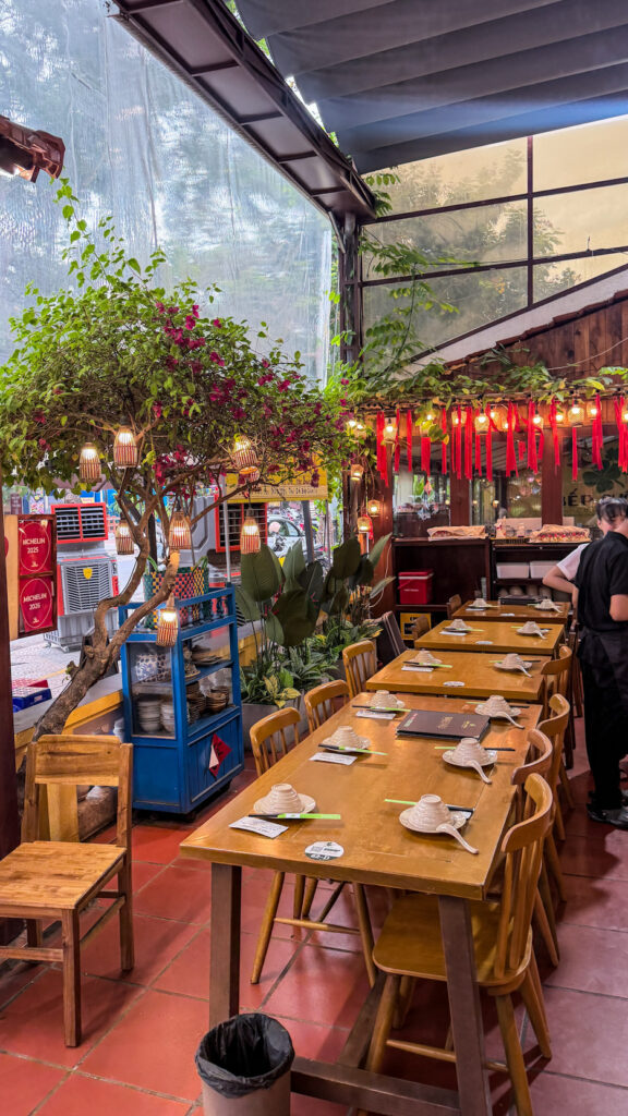 Bếp Cuốn Michelin selected platter and bánh xèo in Da Nang