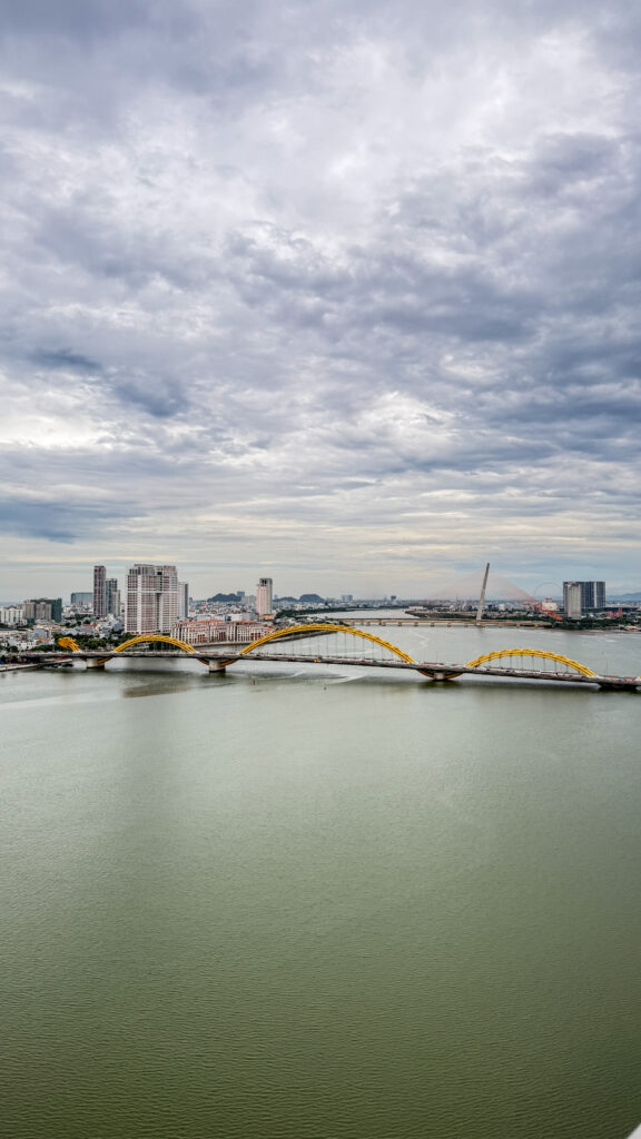 Brilliant Top Bar Da Nang with Dragon Bridge view from 17th floor