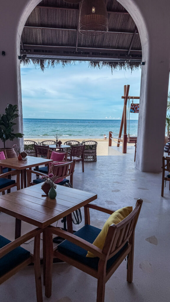 Coco Beach Bar mojitos and sand My Khe Da Nang