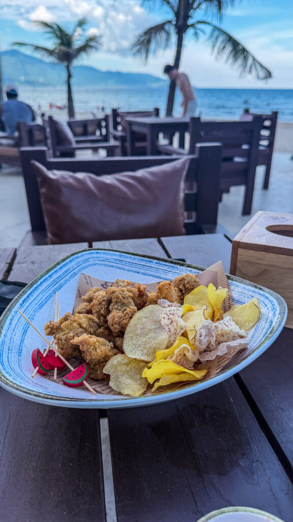 Columbo Beach Club ship replicas and pool party Da Nang