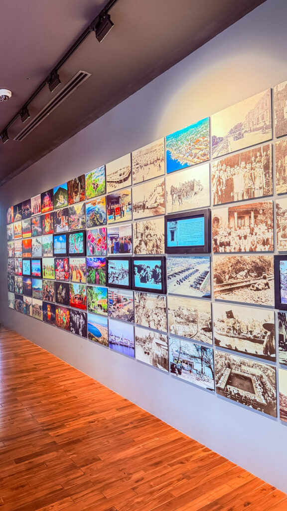 Da Nang Museum neoclassical building and exhibition floors in Hải Châu District