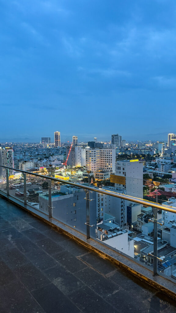 Mauna Kea Skybar pool and panoramic ocean view Da Nang