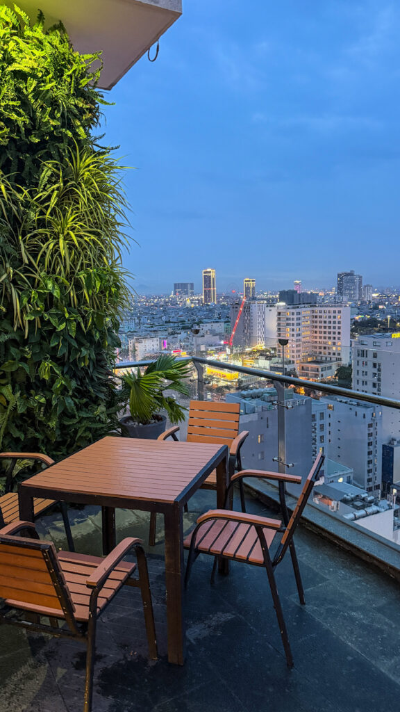 Mauna Kea Skybar pool and panoramic ocean view Da Nang
