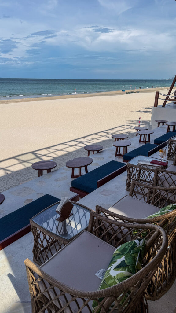 Coco Beach Bar mojitos and sand My Khe Da Nang