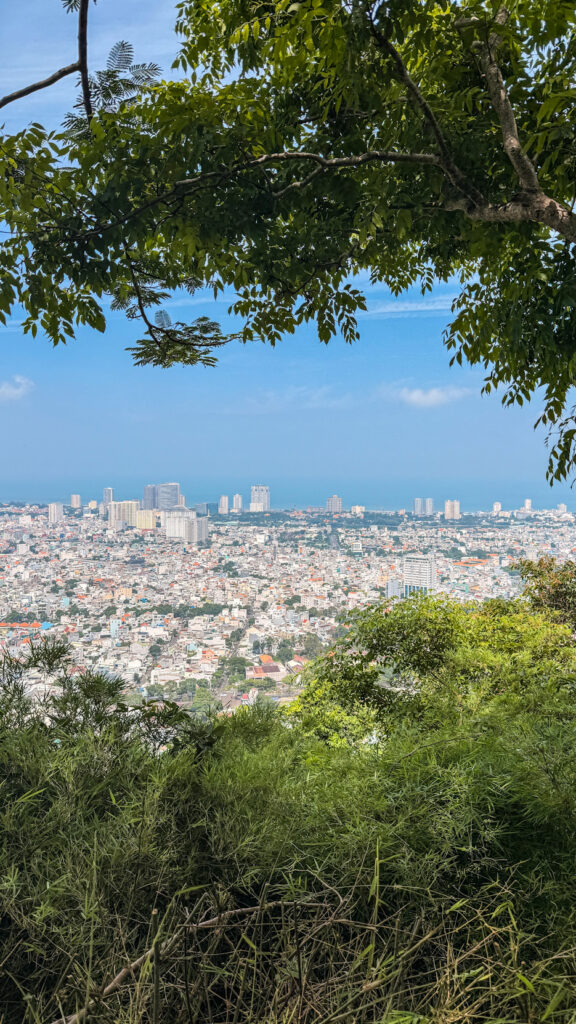 Mountain-top view over Vung Tau from Hồ Mây Park
