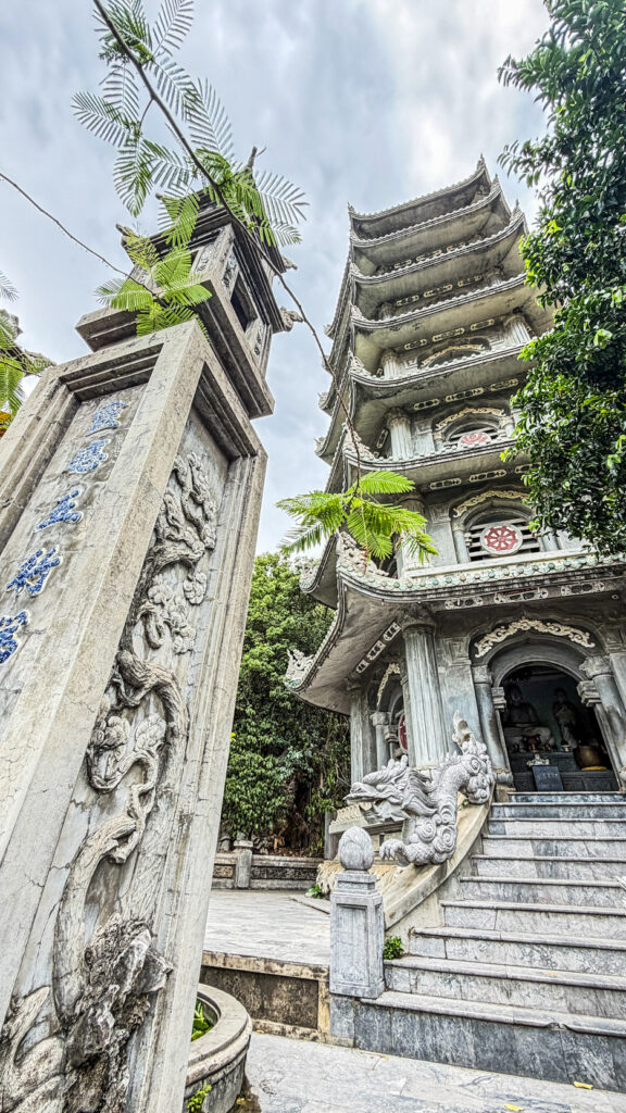 Tam Thai Pagoda 17th century temple in Marble Mountains Da Nang

