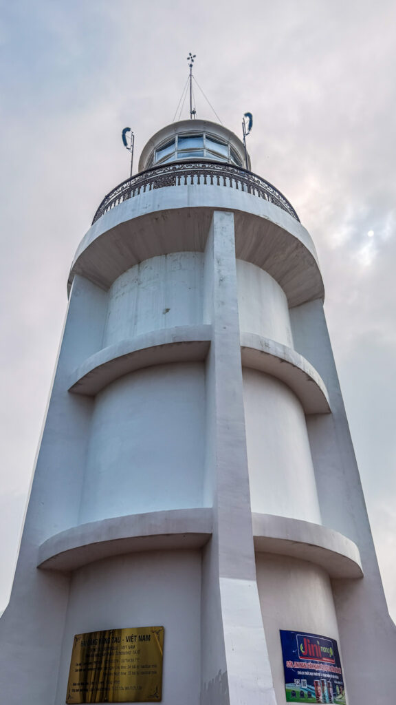 Panoramic view of Vung Tau city and coastline from Vung Tau Lighthouse