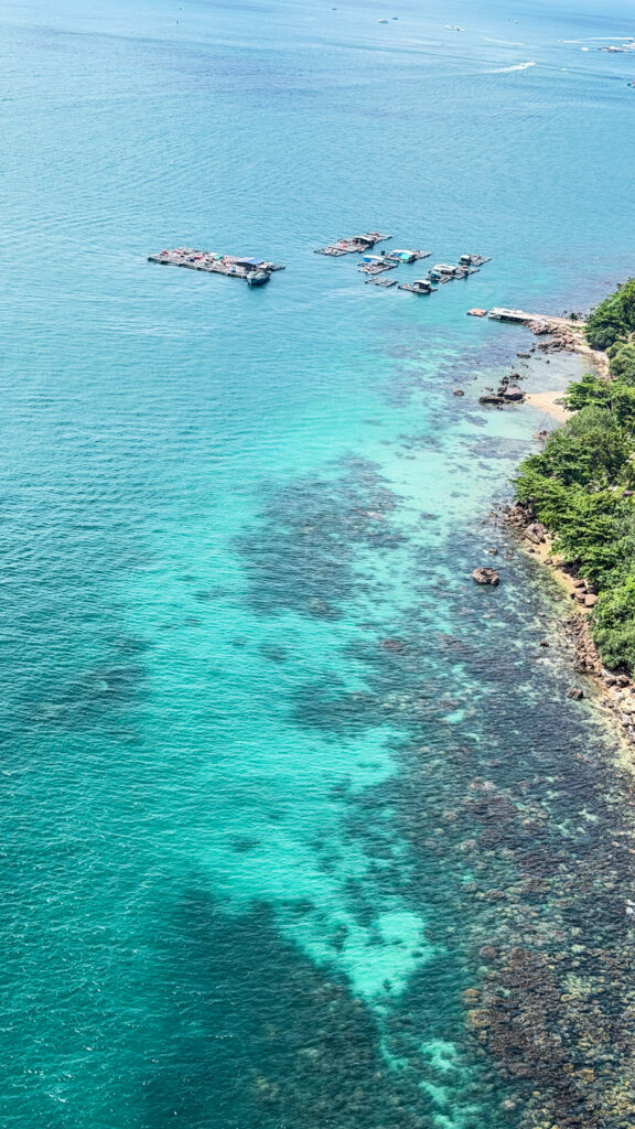Hon Thom Island cable car longest sea-crossing cable car Phu Quoc