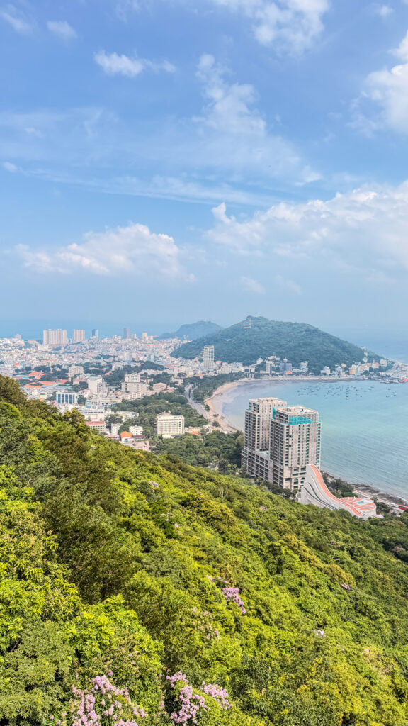 Mountain-top view over Vung Tau from Hồ Mây Park